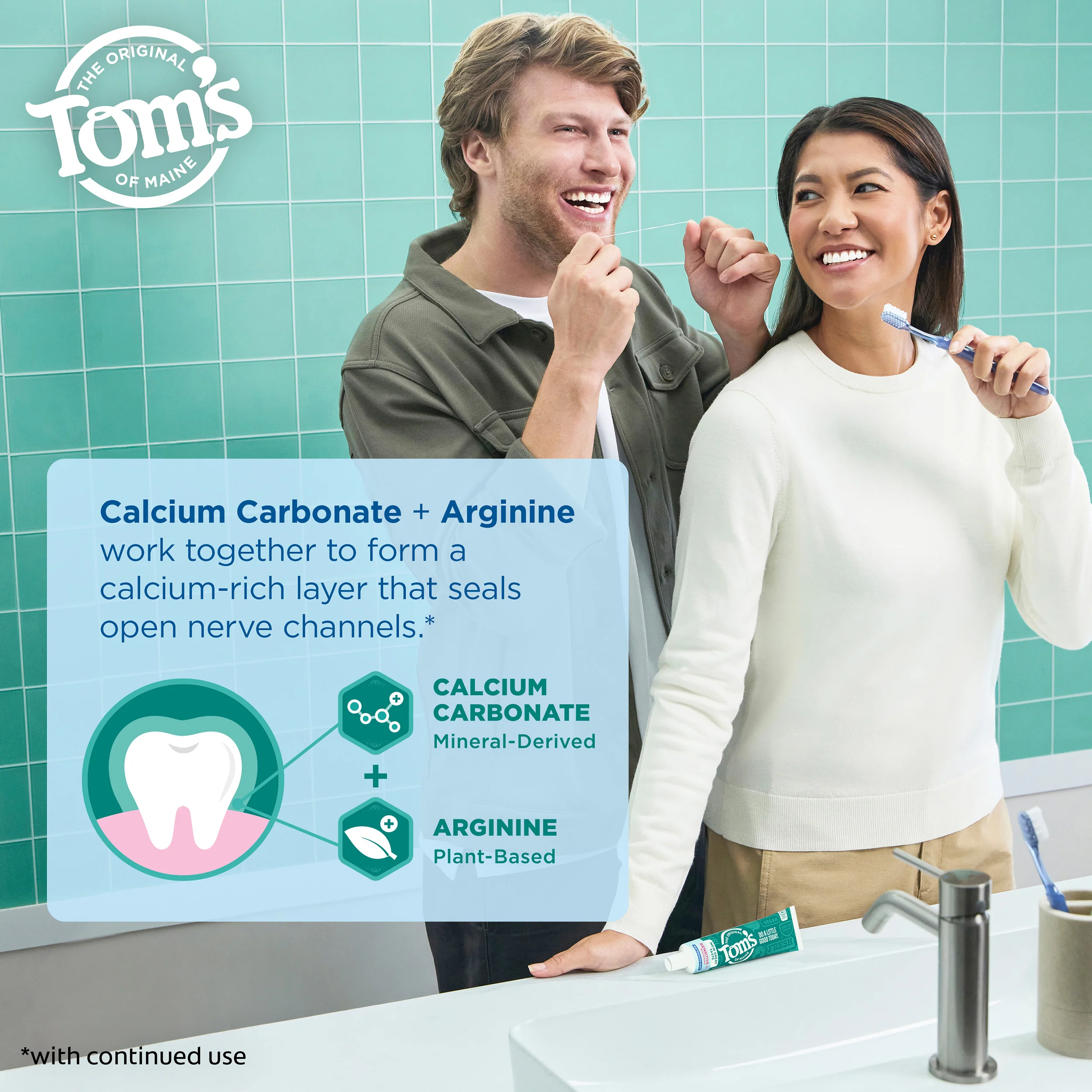 Fluoride-Free Rapid Relief Sensitive Gentle Mint Natural Toothpaste - Image 4