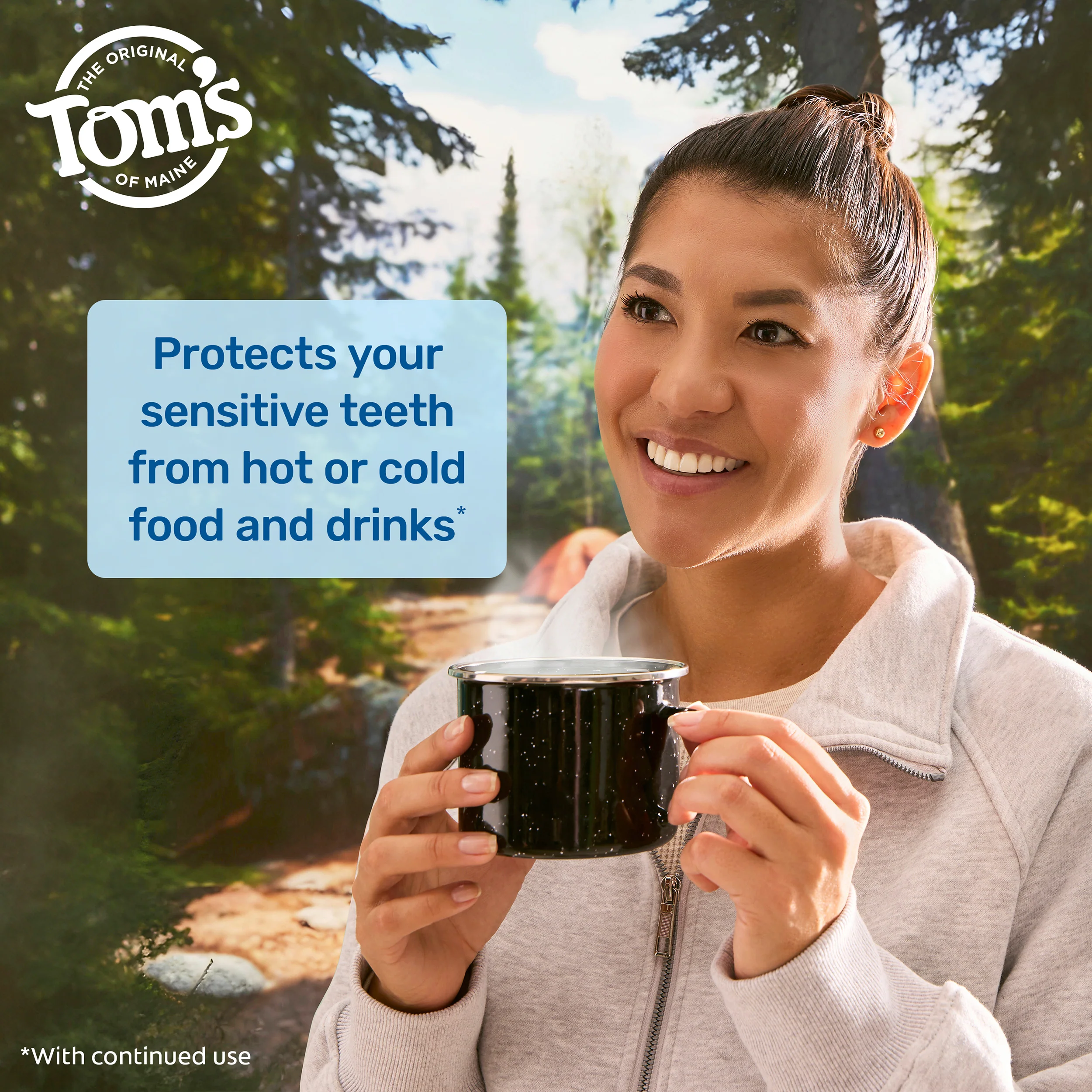 Sensitive + Whitening Fluoride-Free Refreshing Mint Natural Toothpaste - Image 5
