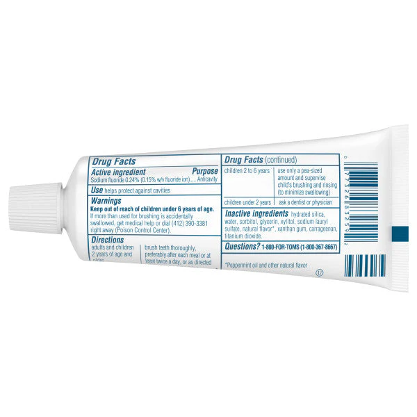 Grab n' Go Travel Size Anticavity Fresh Mint Natural Toothpaste - Image 2