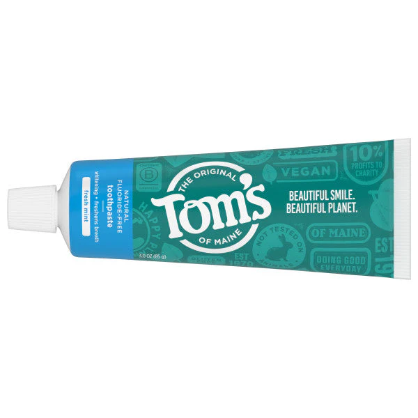 Grab n' Go Travel Size Fluoride-Free Fresh Mint Natural Toothpaste