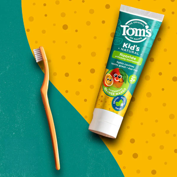 Outrageous Orange Mango Kids Fluoride Natural Toothpaste - Image 3
