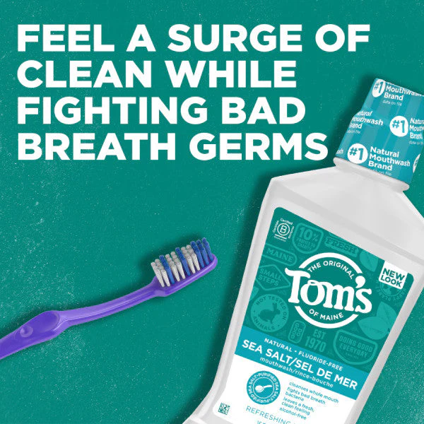 Refreshing Mint Sea Salt Fluoride-Free Natural Mouthwash - Image 3