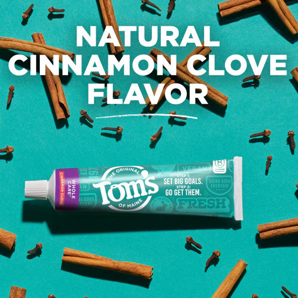 Whole Care Cinnamon Clove Natural Toothpaste with Fluoride - Image 4