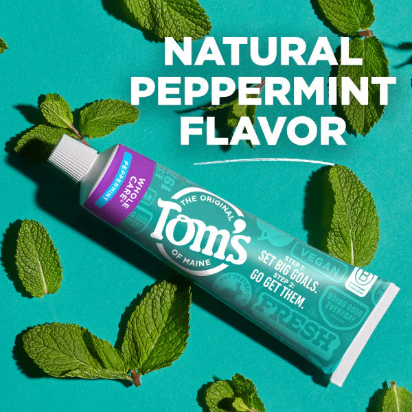Whole Care Peppermint Natural Toothpaste with Fluoride - Image 4