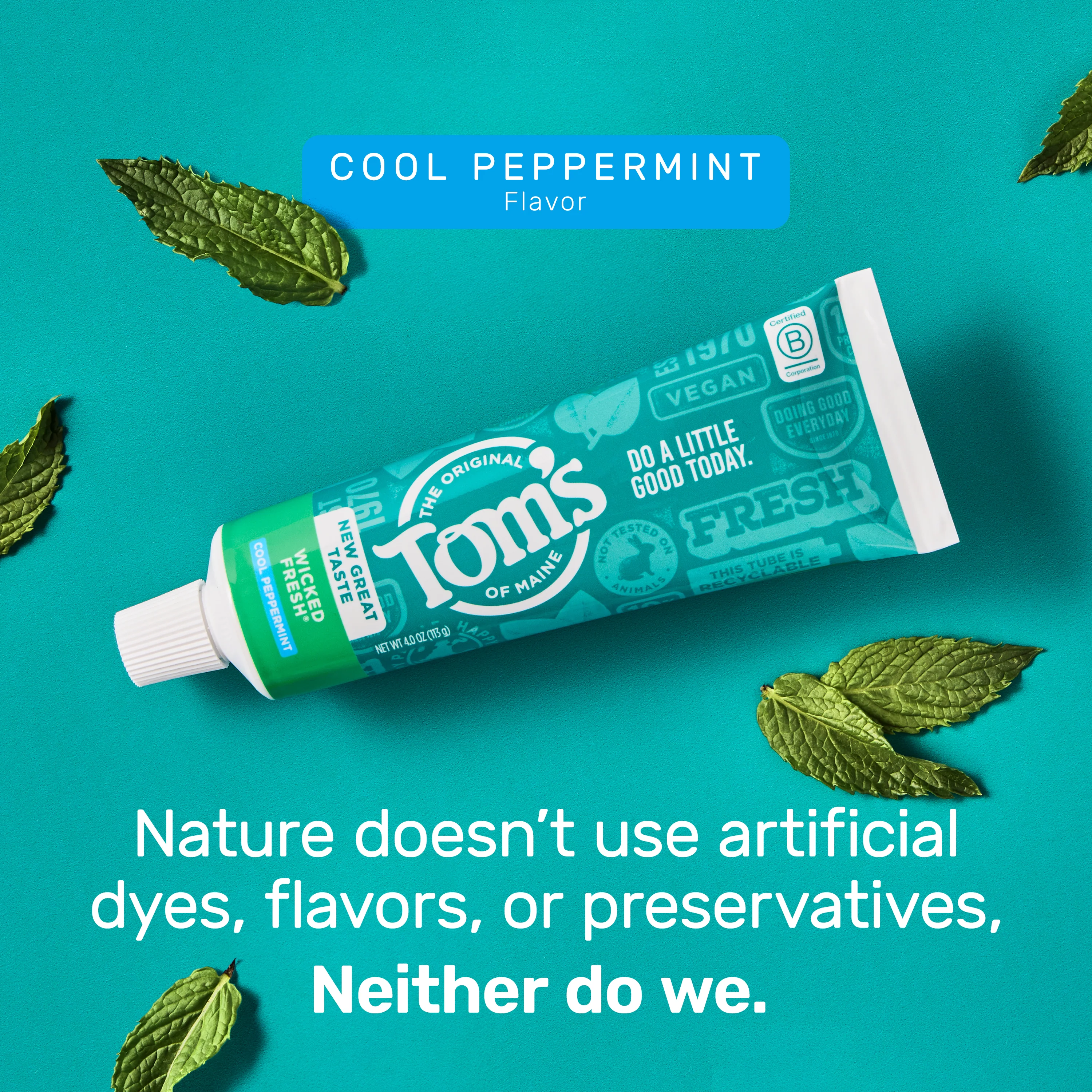 Wicked Fresh! Cool Peppermint Fluoride Natural Toothpaste - Image 6
