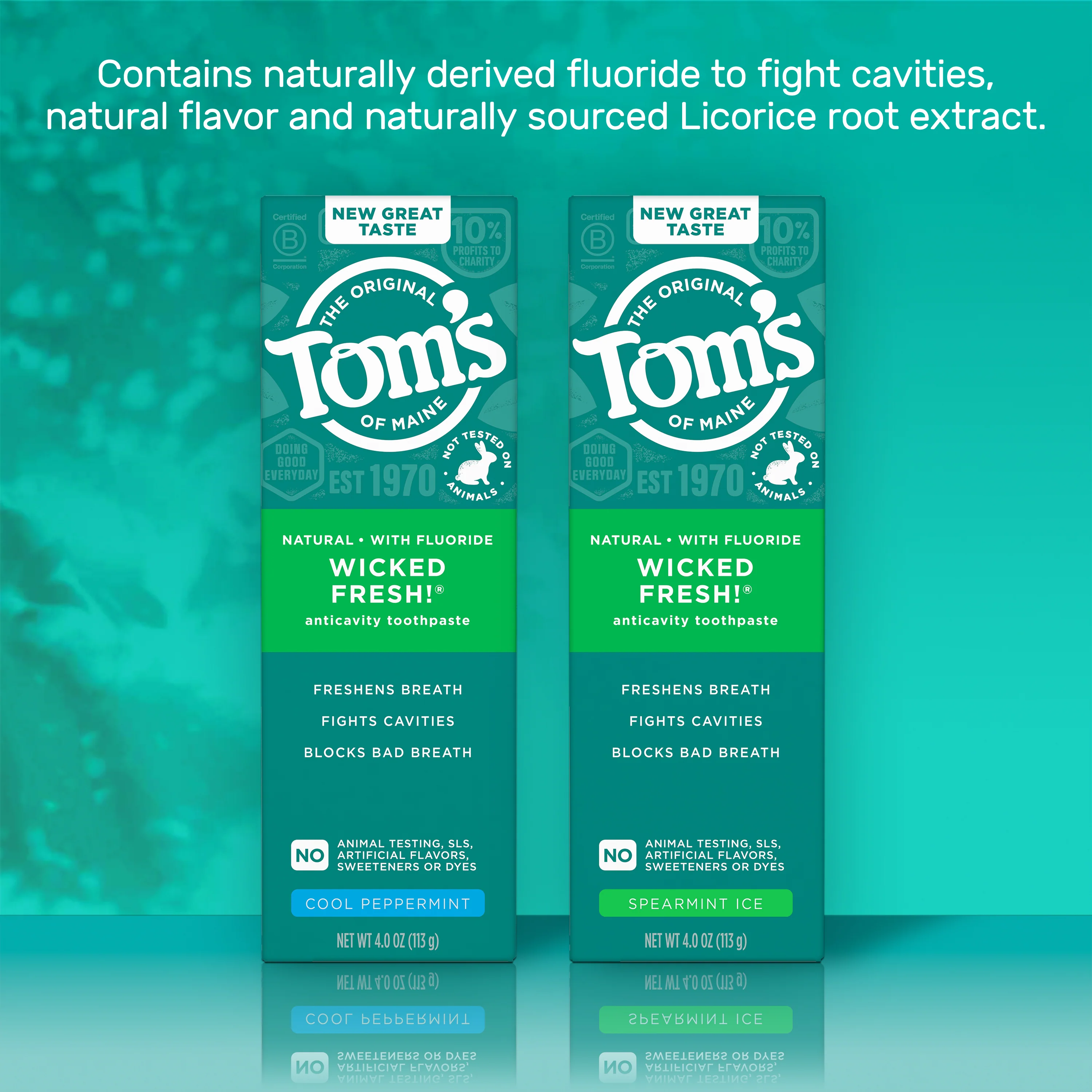 Wicked Fresh! Cool Peppermint Fluoride Natural Toothpaste - Image 8